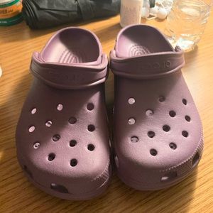 Lavender Crocs